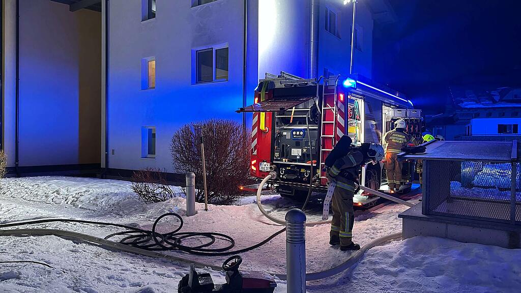 Dachstuhlbrand in Maria Alm