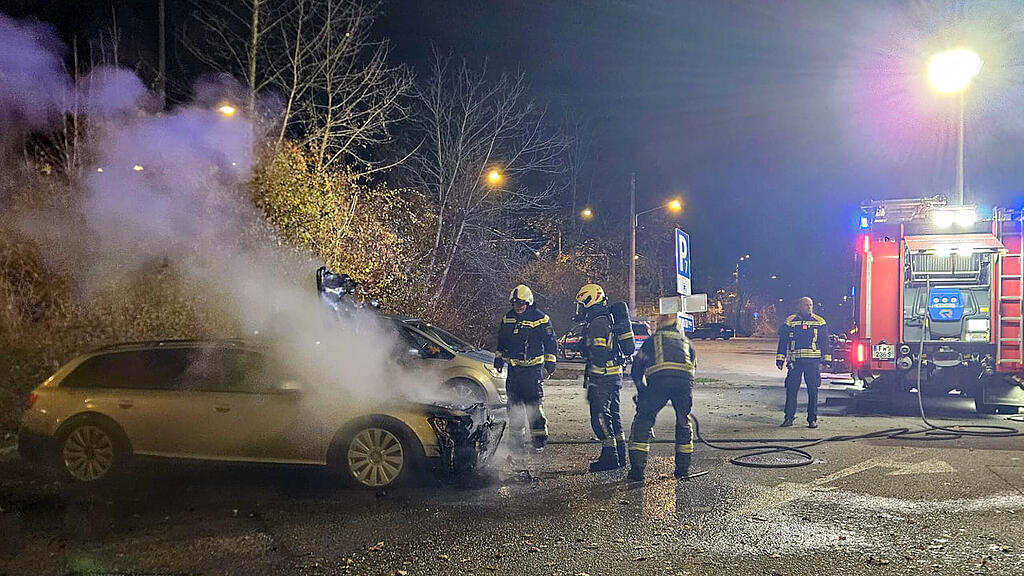 Pkw-Brand in Salzburg-Süd