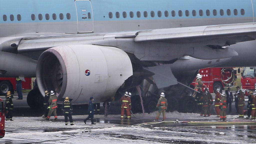 Korean Air in Tokio: Hunderte Menschen aus brennendem Flugzeug gerettet