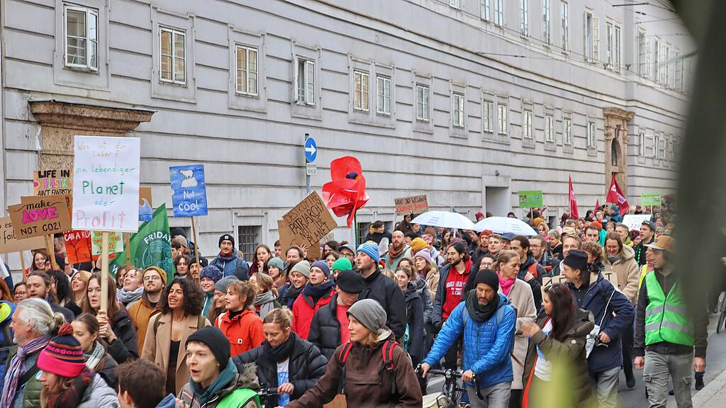 Klimastreik in Salzburg