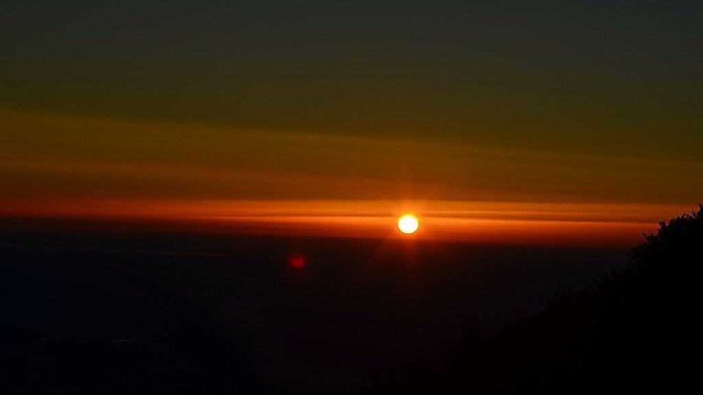 Traum-Sonnenuntergang