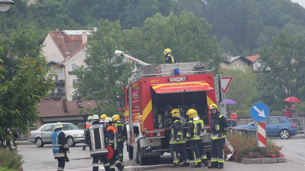 Feuerwehrübung in Trostberg