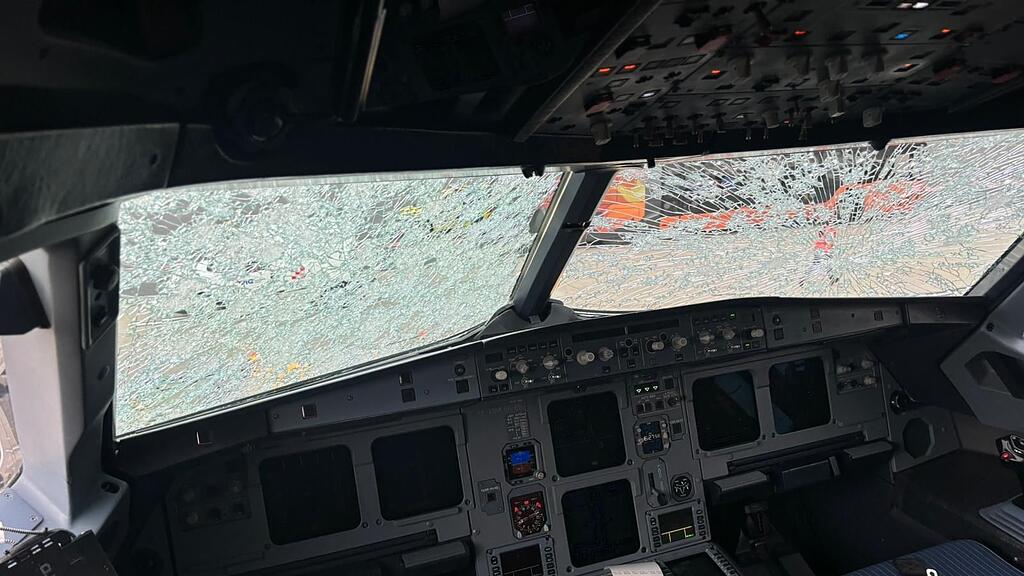 Massiver Hagel-Schaden an AUA-Flugzeug