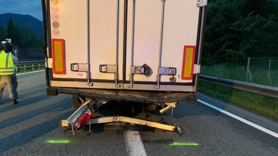 A10, Unfall, Eben