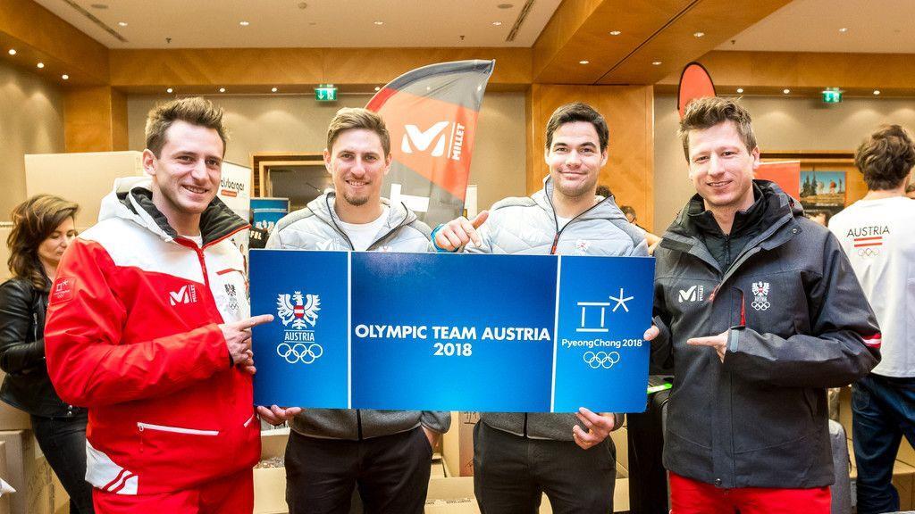 Olympia: ÖSV-Stars werden eingekleidet