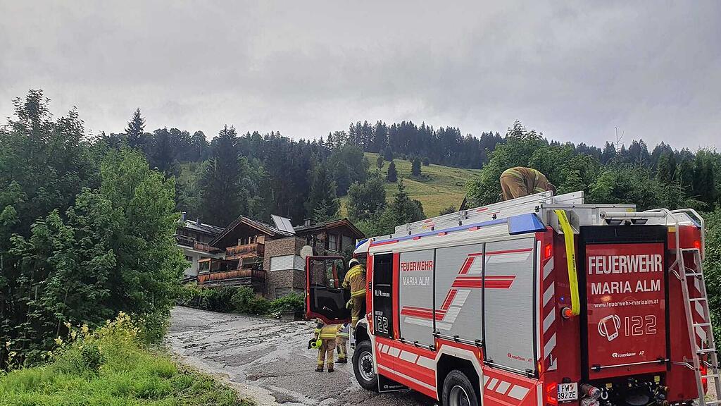 Unwetter in Maria Alm
