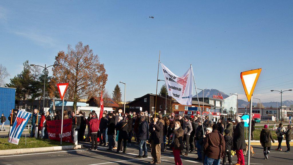 Demo von "Wir sind Grenze"