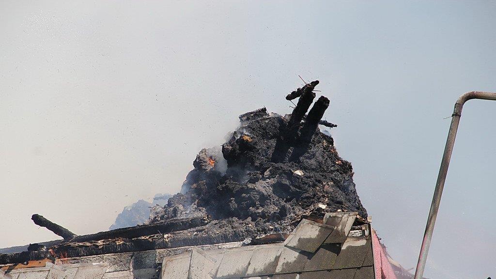 Thalgau: Bilder der Löscharbeiten