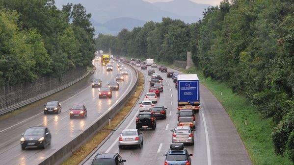 Staubilder auf der A10