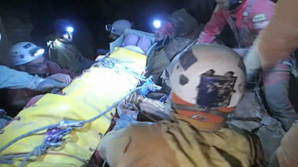 Einsatz am Untersberg, XVI - Bilder aus Höhle
