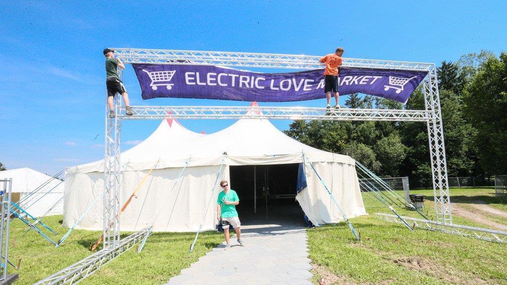 Electric Love Festival, Aufbau