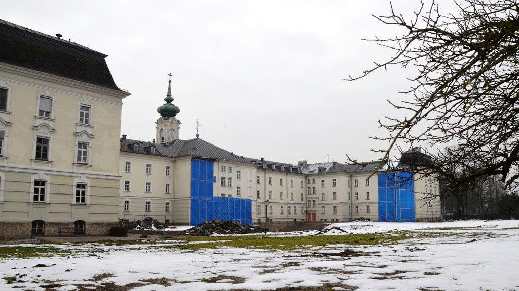 Bauarbeiten am Seniorenwohnhaus Nonntal