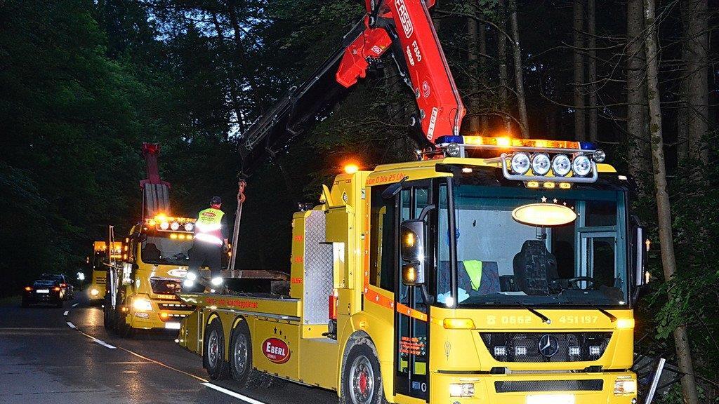 B20: Lkw kracht in Bäume II