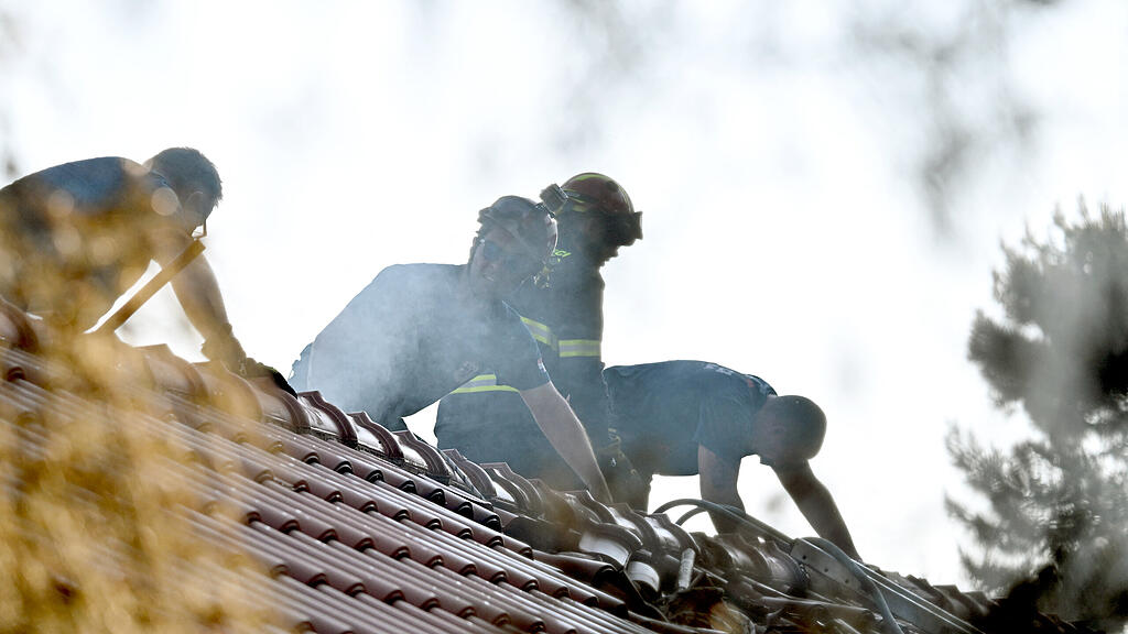Waldbrand in Krotaien