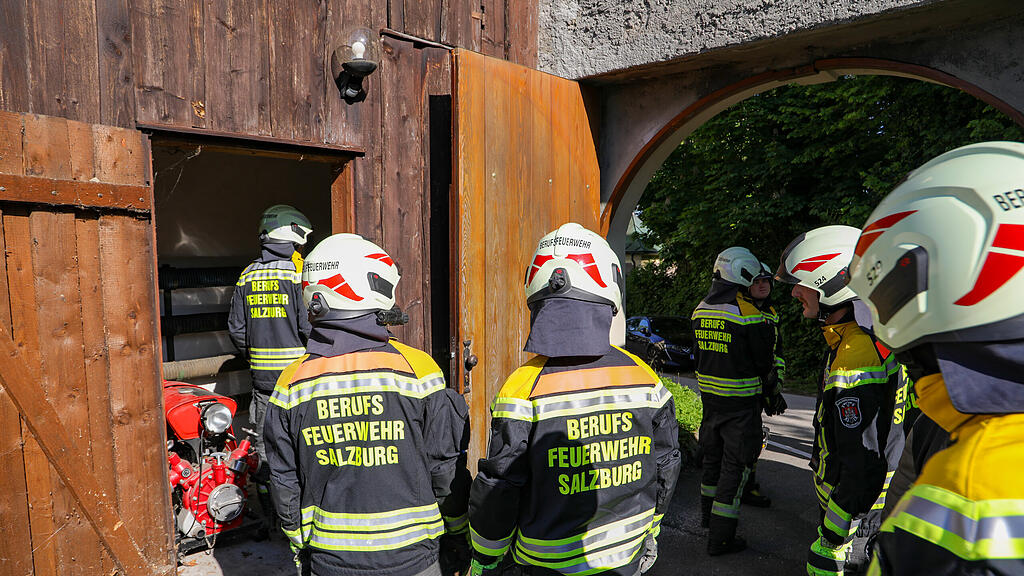 Übung Berufsfeuerwehr Kapuzinerberg
