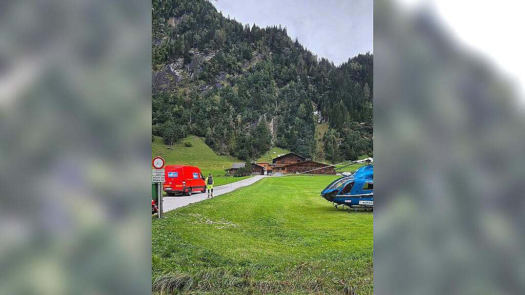 Einsatz nach Lawinenabgang in Hüttschlag