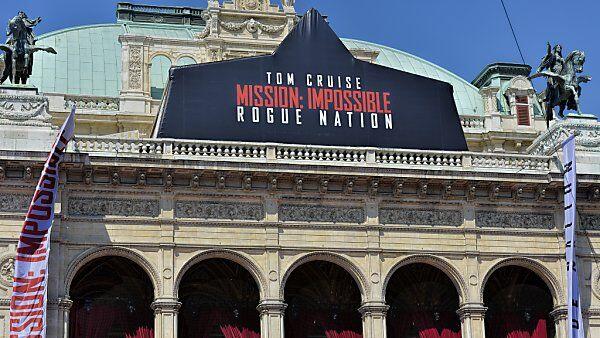 Die Wiener Staatsoper wurde für die Veranstaltung herausgeputzt