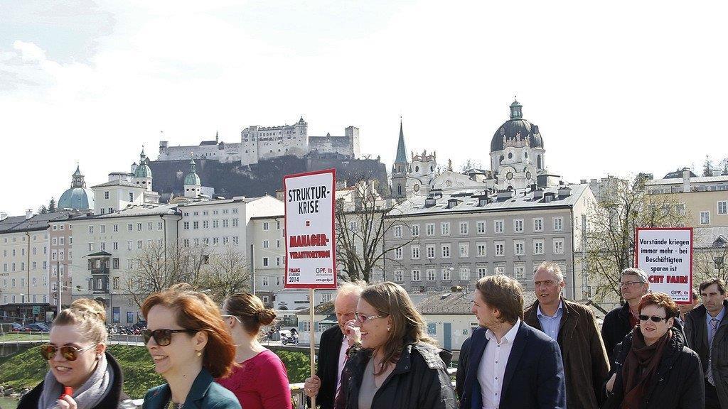 Demo der Bankangestellten I