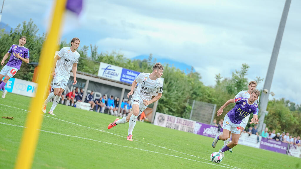 2. Liga: Austria Salzburg gegen Amstetten