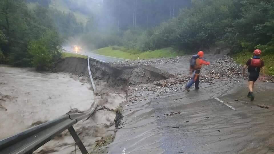 Unwettereinsatz Wasserrettung