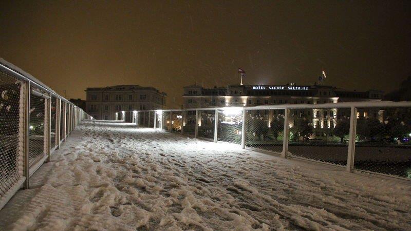 Erster Schnee in Salzburg