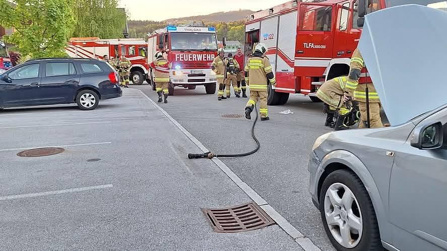 Fahrzeugbrand in Thalgau
