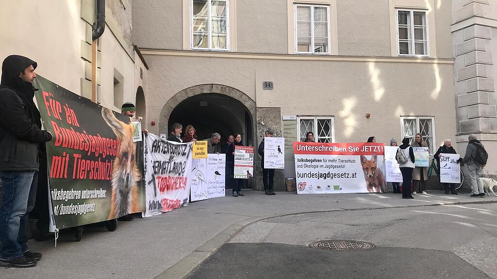 demo vogelabschussverordnung salzburg