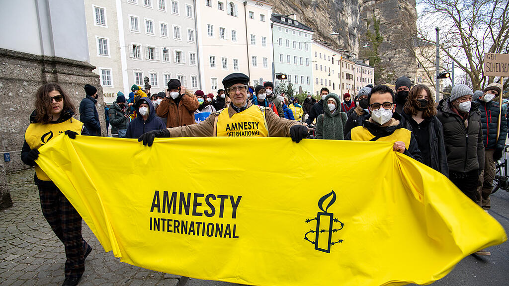 Demo für Ukraine in Salzburg