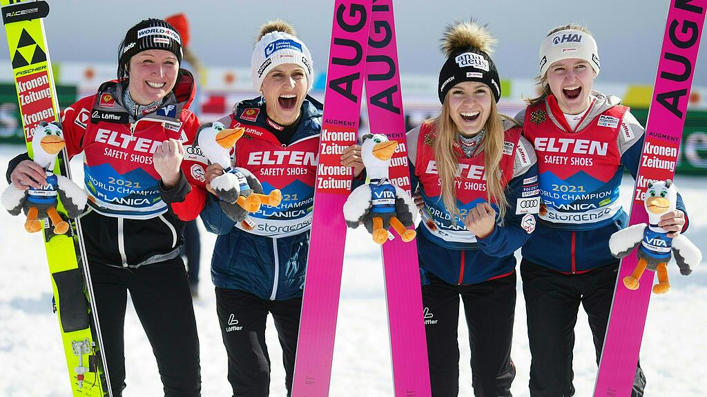 Skisprung-Teambewerb Damen