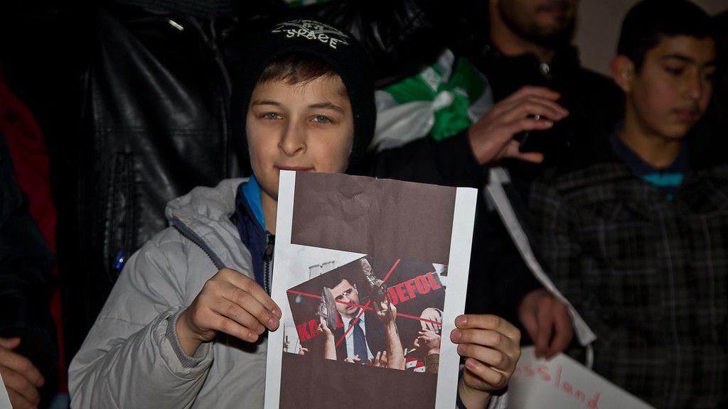 Gedenk-Demonstration für Aleppo in Salzburg I