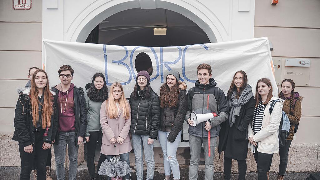 Protestmarsch BORG Oberndorf